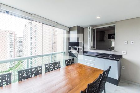 Varanda gourmet de apartamento para alugar com 3 quartos, 122m² em Tamboré, Santana de Parnaíba