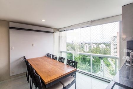 Varanda gourmet de apartamento para alugar com 3 quartos, 122m² em Tamboré, Santana de Parnaíba
