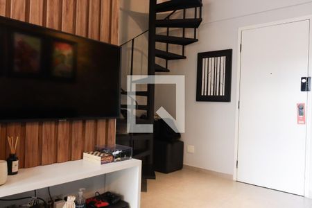 Sala de apartamento para alugar com 1 quarto, 59m² em Moema, São Paulo