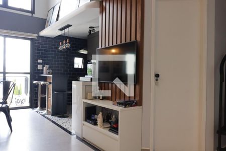 Sala de apartamento para alugar com 1 quarto, 59m² em Moema, São Paulo