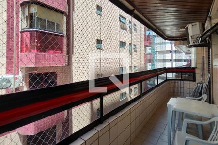 Sacada de apartamento para alugar com 1 quarto, 57m² em Vila Tupi, Praia Grande