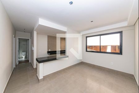 Sala de apartamento à venda com 2 quartos, 53m² em Buritis, Belo Horizonte