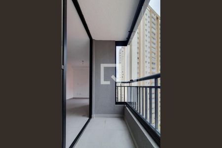 Varanda da Sala de kitnet/studio para alugar com 1 quarto, 40m² em Centro, São Bernardo do Campo