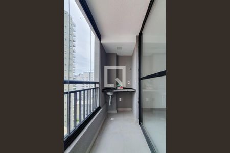 Varanda da Sala de kitnet/studio para alugar com 1 quarto, 40m² em Centro, São Bernardo do Campo