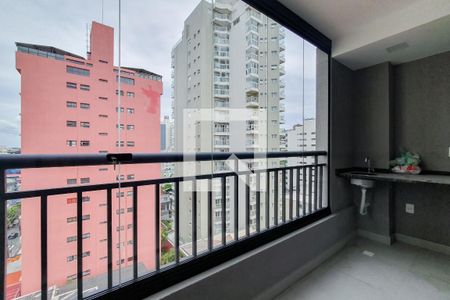 Varanda da Sala de kitnet/studio para alugar com 1 quarto, 40m² em Centro, São Bernardo do Campo