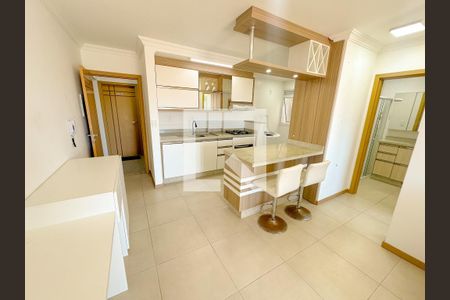 Sala de apartamento para alugar com 1 quarto, 69m² em Canasvieiras, Florianópolis