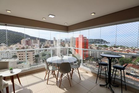 Varanda da Sala de apartamento para alugar com 2 quartos, 79m² em Loteamento Joao Batista Juliao, Guarujá