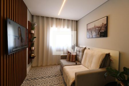 Sala de TV de apartamento para alugar com 2 quartos, 57m² em Parque das Nações, Santo André