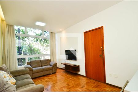 Sala de apartamento à venda com 3 quartos, 129m² em Santo Agostinho, Belo Horizonte