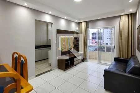 Sala de apartamento para alugar com 1 quarto, 87m² em Vila Tupi, Praia Grande