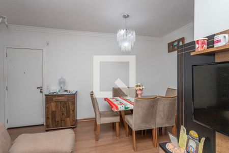 Sala  de apartamento à venda com 2 quartos, 54m² em Centro, Diadema