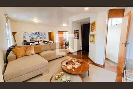 Sala de apartamento à venda com 4 quartos, 180m² em Serra, Belo Horizonte