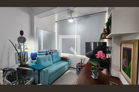 Sala de apartamento para alugar com 2 quartos, 85m² em Aparecida, Santos