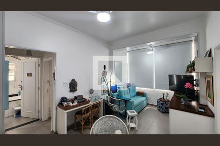 Sala de apartamento para alugar com 2 quartos, 85m² em Aparecida, Santos