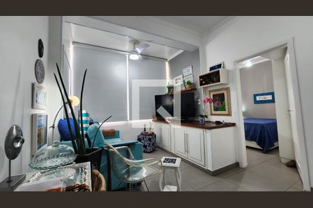 Sala de apartamento para alugar com 2 quartos, 85m² em Aparecida, Santos