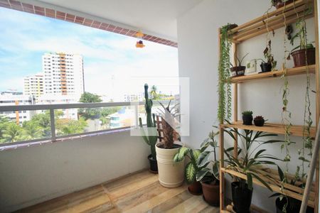 Varanda da Sala de apartamento para alugar com 1 quarto, 42m² em Vila Laura, Salvador