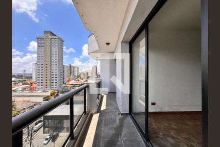 Sacada integrativa entre os quartos  de apartamento à venda com 3 quartos, 137m² em Jardim, Santo André