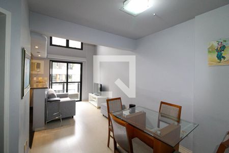 Sala de apartamento à venda com 1 quarto, 50m² em Moema, São Paulo