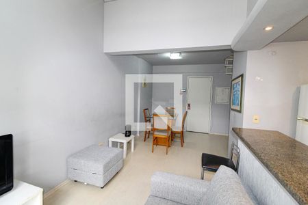 Sala de apartamento à venda com 1 quarto, 50m² em Moema, São Paulo