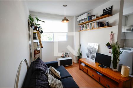 Sala de apartamento para alugar com 1 quarto, 35m² em Riachuelo, Rio de Janeiro