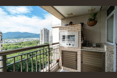 Varanda da Sala de apartamento para alugar com 2 quartos, 75m² em Recreio dos Bandeirantes, Rio de Janeiro