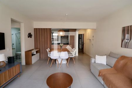 Sala de apartamento para alugar com 2 quartos, 130m² em Balneario Cidade Atlantica, Guarujá