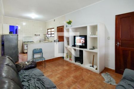 Sala de casa para alugar com 2 quartos, 70m² em Maracanã, Praia Grande