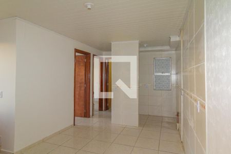 Sala/Cozinha de apartamento à venda com 2 quartos, 42m² em Estância Velha, Canoas