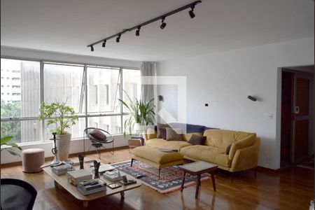 Sala de apartamento à venda com 3 quartos, 142m² em Jardim Paulista, São Paulo