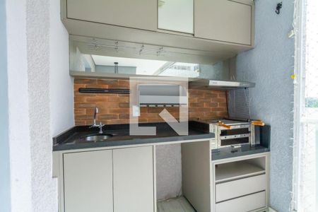 Varanda Gourmet de apartamento à venda com 3 quartos, 80m² em Rudge Ramos, São Bernardo do Campo