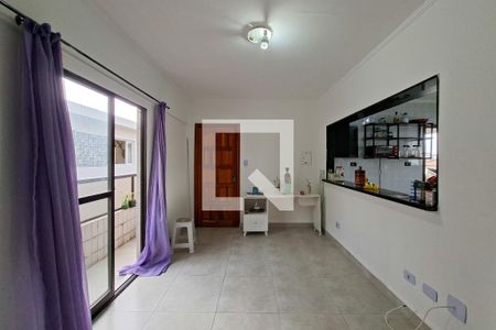 Sala de apartamento para alugar com 2 quartos, 92m² em Vila Tupi, Praia Grande