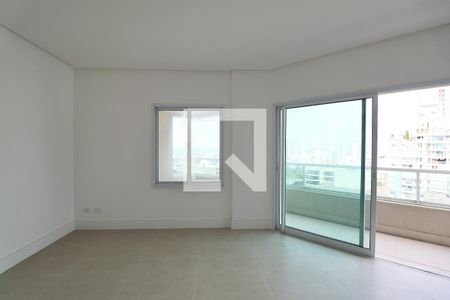 Sala de apartamento para alugar com 3 quartos, 128m² em Jardim Virginia, Guarujá