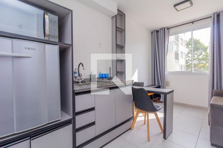 Sala, Cozinha e Área de Serviço de apartamento para alugar com 1 quarto, 27m² em Tatuapé, São Paulo