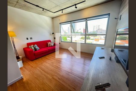 Sala de apartamento para alugar com 1 quarto, 74m² em Cambuí, Campinas