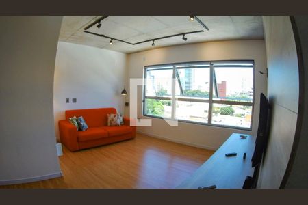 Sala de apartamento para alugar com 1 quarto, 74m² em Cambuí, Campinas