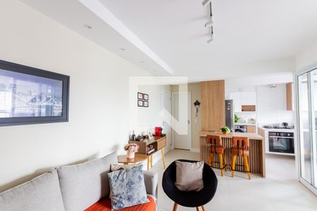 Sala de apartamento à venda com 2 quartos, 78m² em Campestre, Santo André