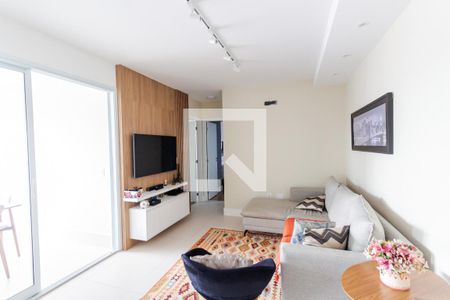 Sala de apartamento à venda com 2 quartos, 78m² em Campestre, Santo André