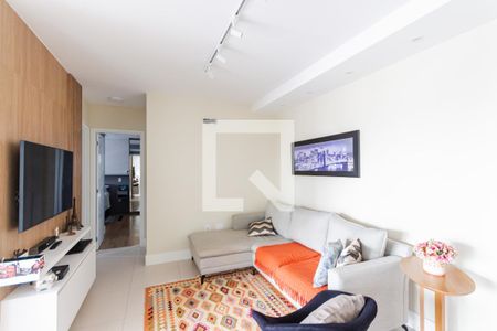 Sala de apartamento à venda com 2 quartos, 78m² em Campestre, Santo André