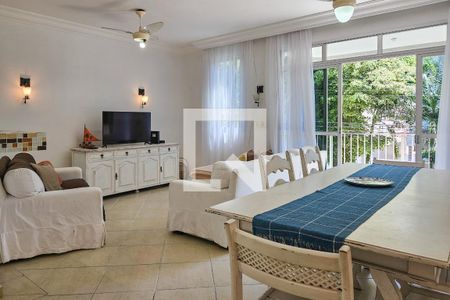 Sala de apartamento para alugar com 3 quartos, 110m² em Balneario Cidade Atlantica, Guarujá