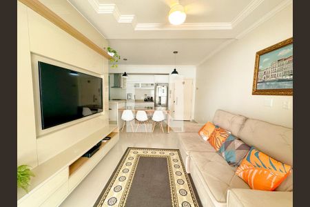 Sala de TV de apartamento para alugar com 3 quartos, 87m² em Ingleses do Rio Vermelho, Florianópolis