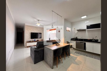 Sala de apartamento à venda com 3 quartos, 85m² em Parque das Nações, Santo André