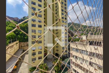 Vista da Sala de apartamento à venda com 3 quartos, 83m² em Rio Comprido, Rio de Janeiro