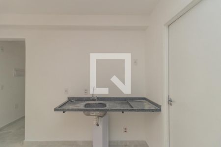 Cozinha de kitnet/studio para alugar com 1 quarto, 25m² em Campos Elíseos, São Paulo