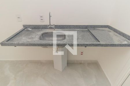 Cozinha de kitnet/studio para alugar com 1 quarto, 25m² em Campos Elíseos, São Paulo