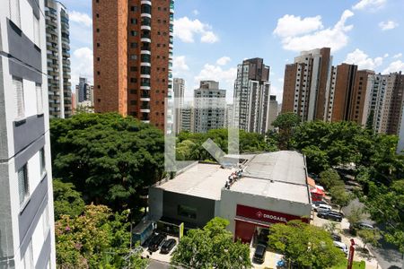 Sala vista de apartamento à venda com 3 quartos, 75m² em Vila Andrade, São Paulo