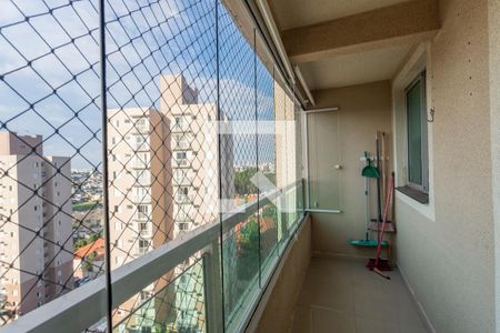 Varanda da sala de apartamento para alugar com 2 quartos, 59m² em Parque Santo Antonio, São Bernardo do Campo