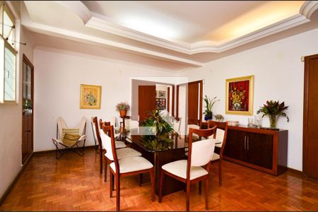 Sala de jantar de casa à venda com 7 quartos, 314m² em Serra, Belo Horizonte