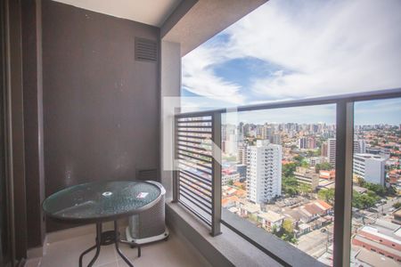 Varanda de kitnet/studio para alugar com 1 quarto, 26m² em Vila Clementino, São Paulo