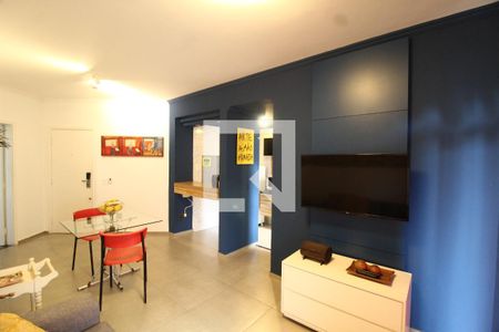 Sala de apartamento para alugar com 1 quarto, 54m² em Centro, Uberlândia