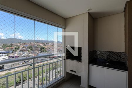 Varanda Gourmet de apartamento para alugar com 3 quartos, 80m² em Cezar de Souza, Mogi das Cruzes